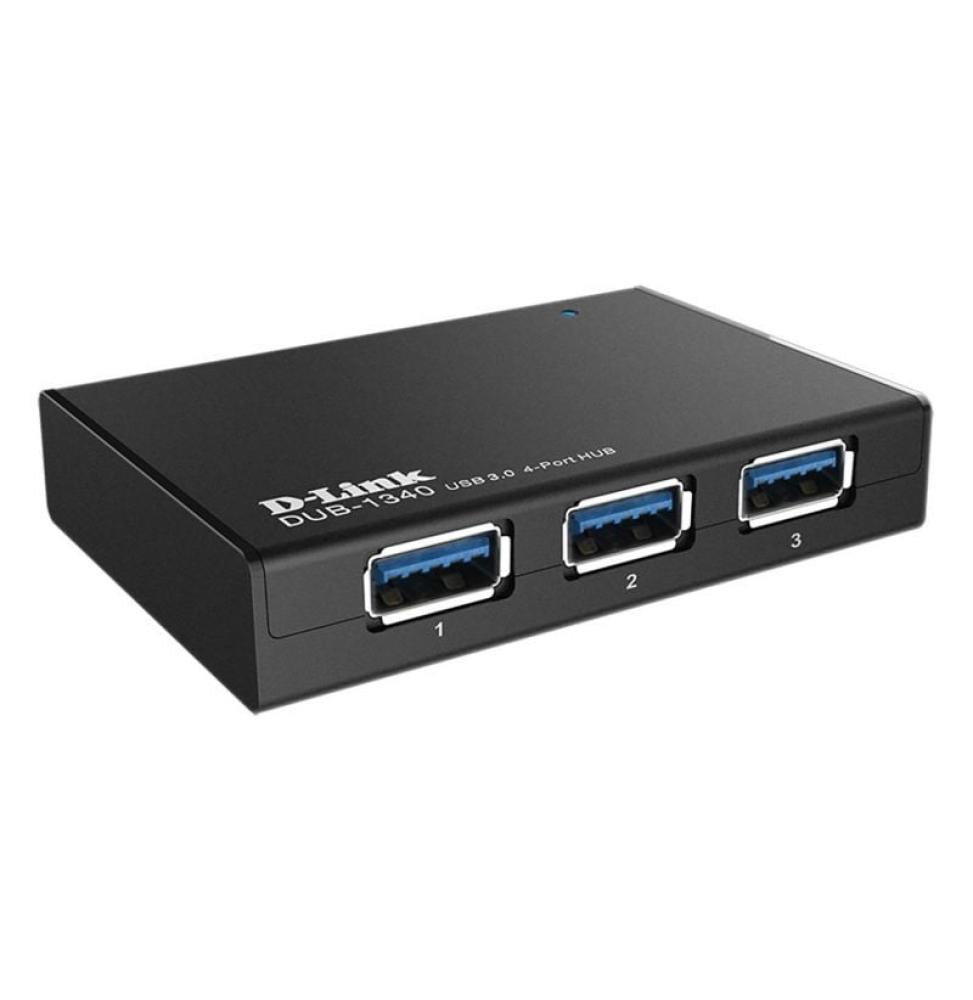 Hub USB 3.0 con Alimentación Externa D-Link DUB-1340/ 4xUSB