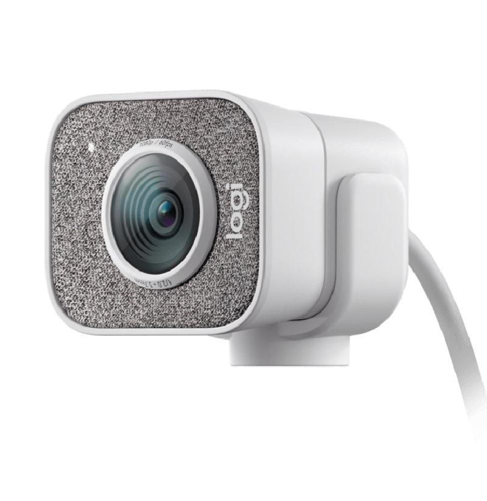 Webcam Logitech StreamCam/ Enfoque Automático/ 1920 x 1080 Full HD/ Blanca