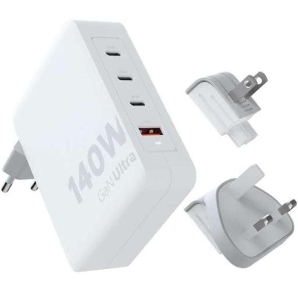 Cargador de Pared Universal Xtorm XVC2140/ 3xUSB Tipo-C/ 1xUSB + Cable USB Tipo-C/ 140W