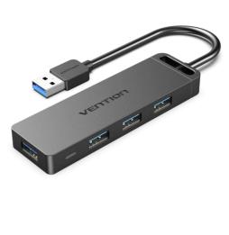 Hub USB 3.0 Vention CHLBD/ 4xUSB/ MicroUSB PD/ 50cm