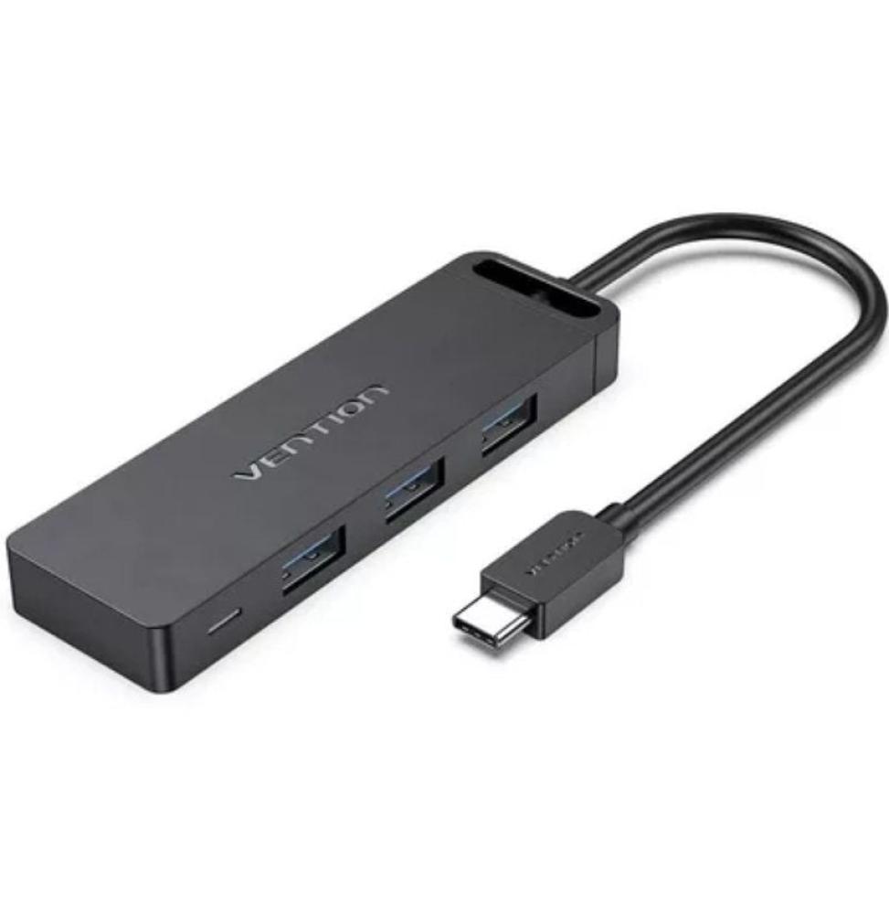 Hub USB Tipo-C Vention TGTBB/ 3xUSB/ 1xUSB Tipo-C/ 1x MicroUSB PD