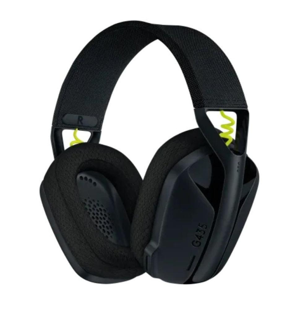 Auriculares Gaming Inalámbrico con Micrófono Logitech G435/ Bluetooth/ Negro y Amarillo Fluorescente