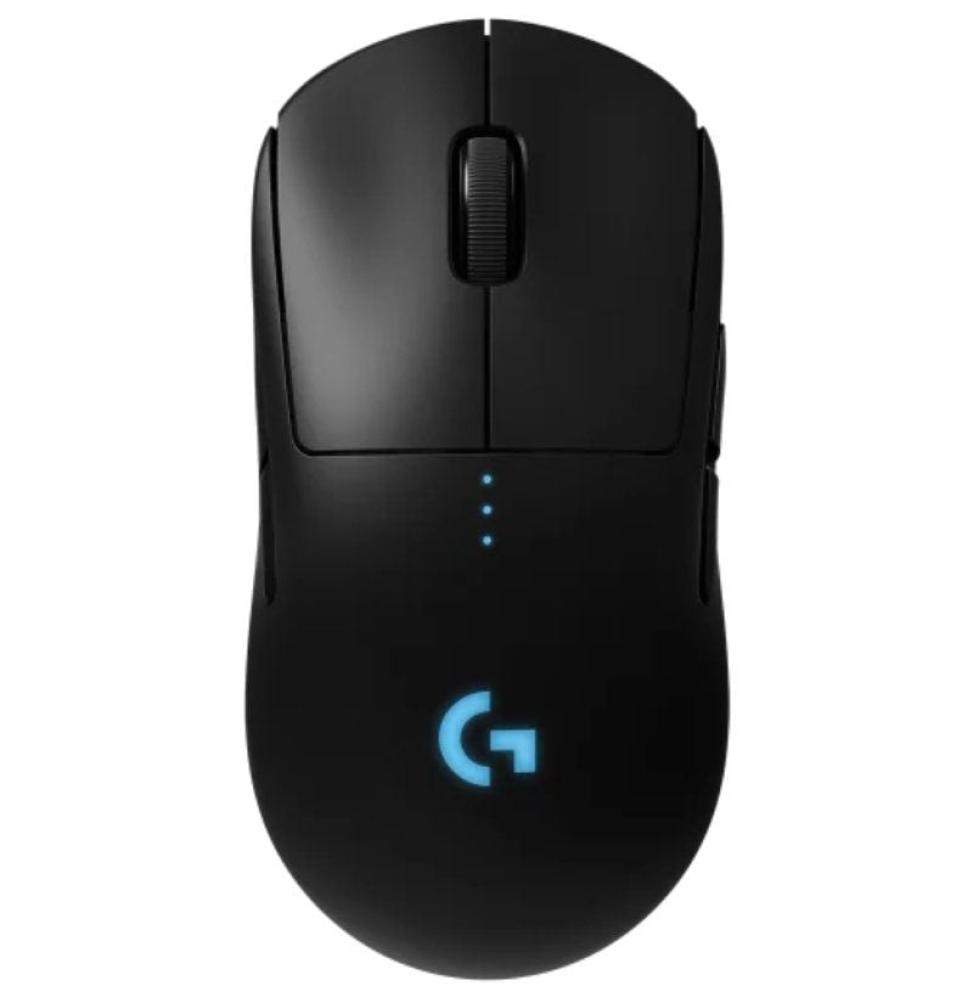 Ratón Gaming Inalámbrico Logitech G PRO/ Batería recargable/ Hasta 25600 DPI/ Negro