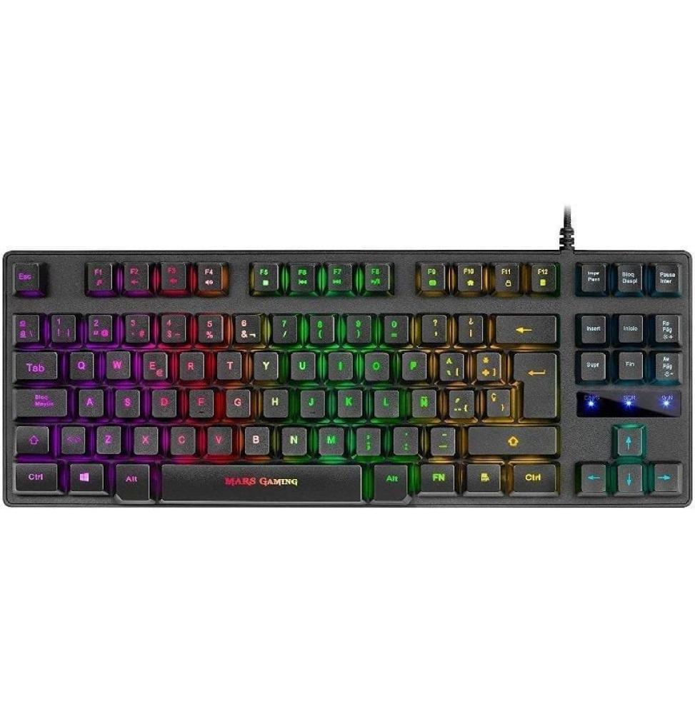 Teclado Gaming SemiMecánico Mars Gaming MKTKLES