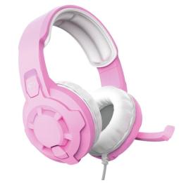 Auriculares Gaming con Micrófono Trust Gaming GXT 411P Radius/ Jack 3.5/ Rosas