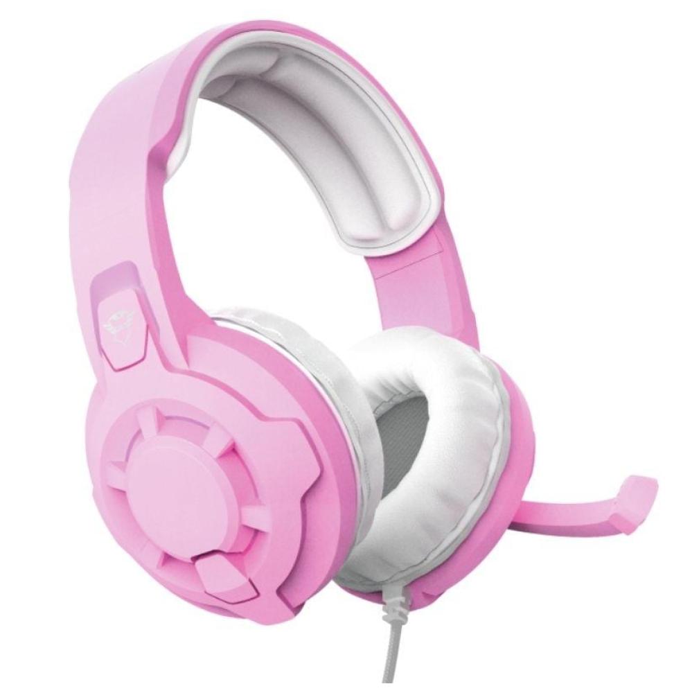 Auriculares Gaming con Micrófono Trust Gaming GXT 411P Radius/ Jack 3.5/ Rosas