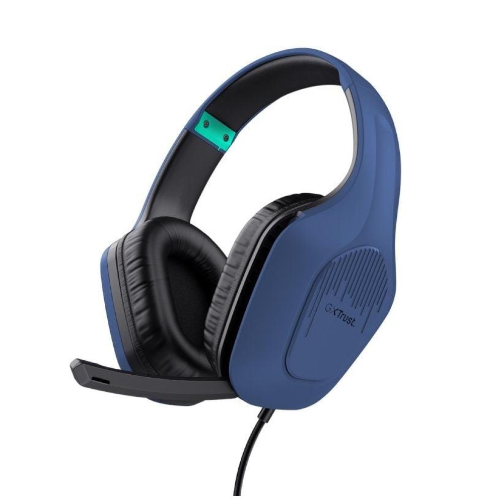 Auriculares Gaming con Micrófono Trust Gaming GXT 415 Zirox/ Jack 3.5/ Azules