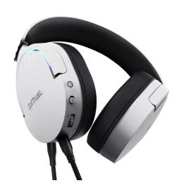 Auriculares Gaming con Micrófono Trust Gaming GXT 490 Fayzo/ USB 2.0/ Blancos