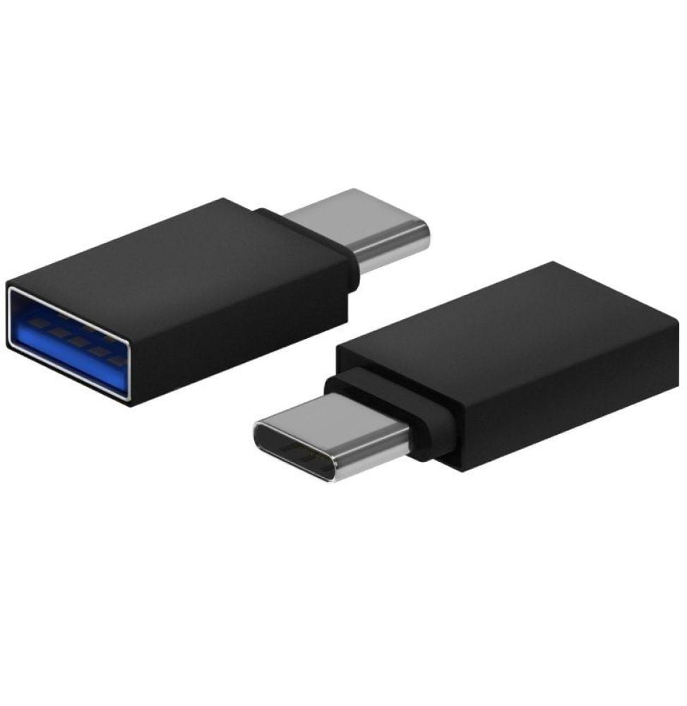 Adaptador USB 3.2 Aisens A108-0717/ USB Hembra - USB Tipo-C Macho/ Negro