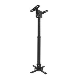 Soporte de Techo para Proyector TooQ PJ3030TN-B/ Inclinable-Giratorio-Nivelable/ hasta 20kg