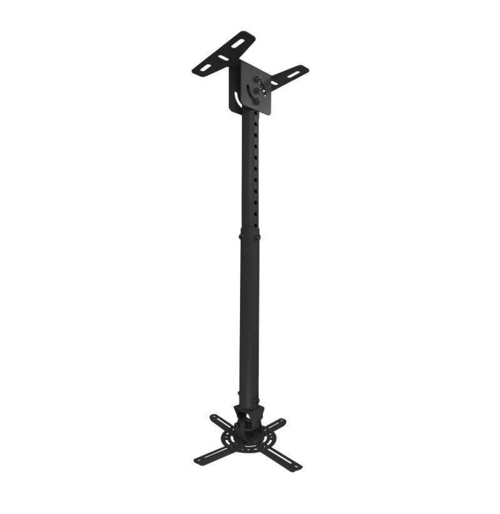 Soporte de Techo para Proyector TooQ PJ3030TN-B/ Inclinable-Giratorio-Nivelable/ hasta 20kg