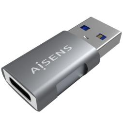 Adaptador USB 3.2 GEN2 Aisens A108-0655/ USB Tipo-C Hembra - USB Macho