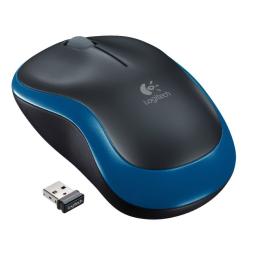 Ratón Inalámbrico Logitech M185/ Hasta 1000 DPI/ Azul