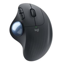 Ratón Trackball Inalámbrico por Bluetooth Logitech ERGO M575/ Hasta 2000 DPI/ Grafito