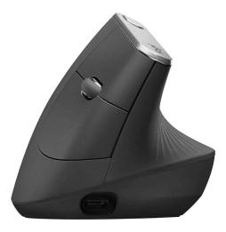 Ratón Ergonómico Inalámbrico por Bluetooth Logitech Vertical MX/ Batería recargable/ Hasta 4000 DPI