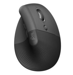 Ratón Ergonómico Inalámbrico por Bluetooth/ 2.4GHz Logitech Lift Vertical Ergonomic Mouse/ Hasta 4000 DPI/ Grafito