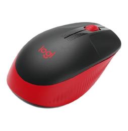 Ratón Inalámbrico Logitech M190/ Hasta 1000 DPI/ Rojo