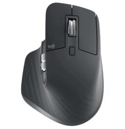 Ratón Ergonómico Inalámbrico por Bluetooth Logitech MX Master 3S/ Batería recargable/ Hasta 8000 DPI/ Grafito