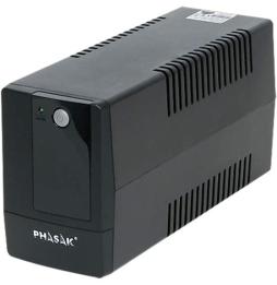 SAI Línea Interactiva Phasak Basic Interactive 600 VA/ 600VA-360W/ 2 Salidas/ Formato Torre