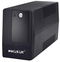 SAI Línea Interactiva Phasak Basic Interactive 800 VA/ 800VA-480W/ 2 Salidas/ Formato Torre