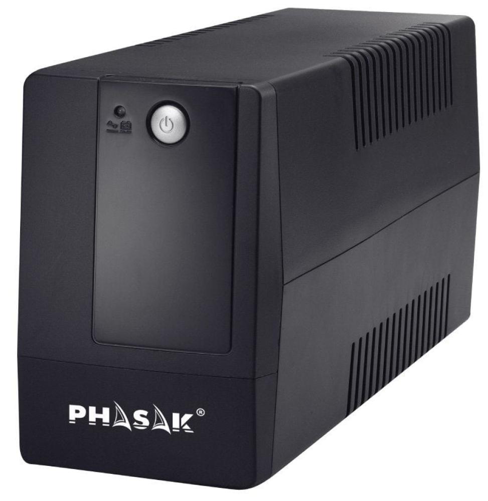 SAI Línea Interactiva Phasak Basic Interactive 800 VA/ 800VA-480W/ 2 Salidas/ Formato Torre