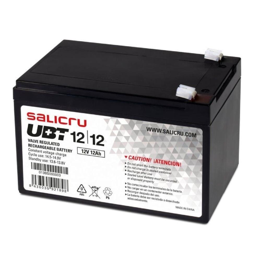 Batería Salicru UBT 12/12 compatible con SAI Salicru según especificaciones