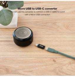 Adaptador Nanocable 10.02.0014/ MicroUSB Macho - USB Tipo-C Hembra