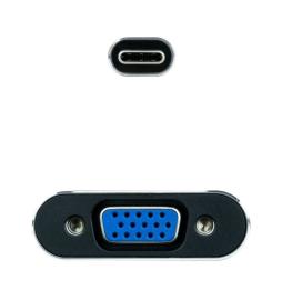 Adaptador Nanocable 10.16.4101-G/ USB Tipo-C Macho - VGA Hembra