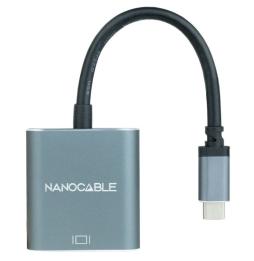 Adaptador Nanocable 10.16.4101-G/ USB Tipo-C Macho - VGA Hembra