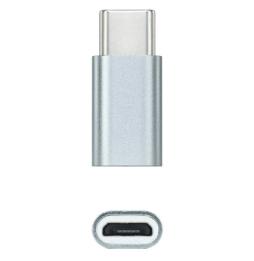 Adaptador Nanocable 10.02.0011/ USB Tipo-C Macho - MicroUSB Hembra