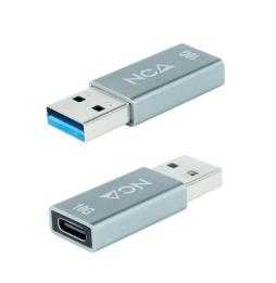 Adaptador USB 3.1 Nanocable 10.02.0013/ USB Macho - USB Tipo-C Hembra