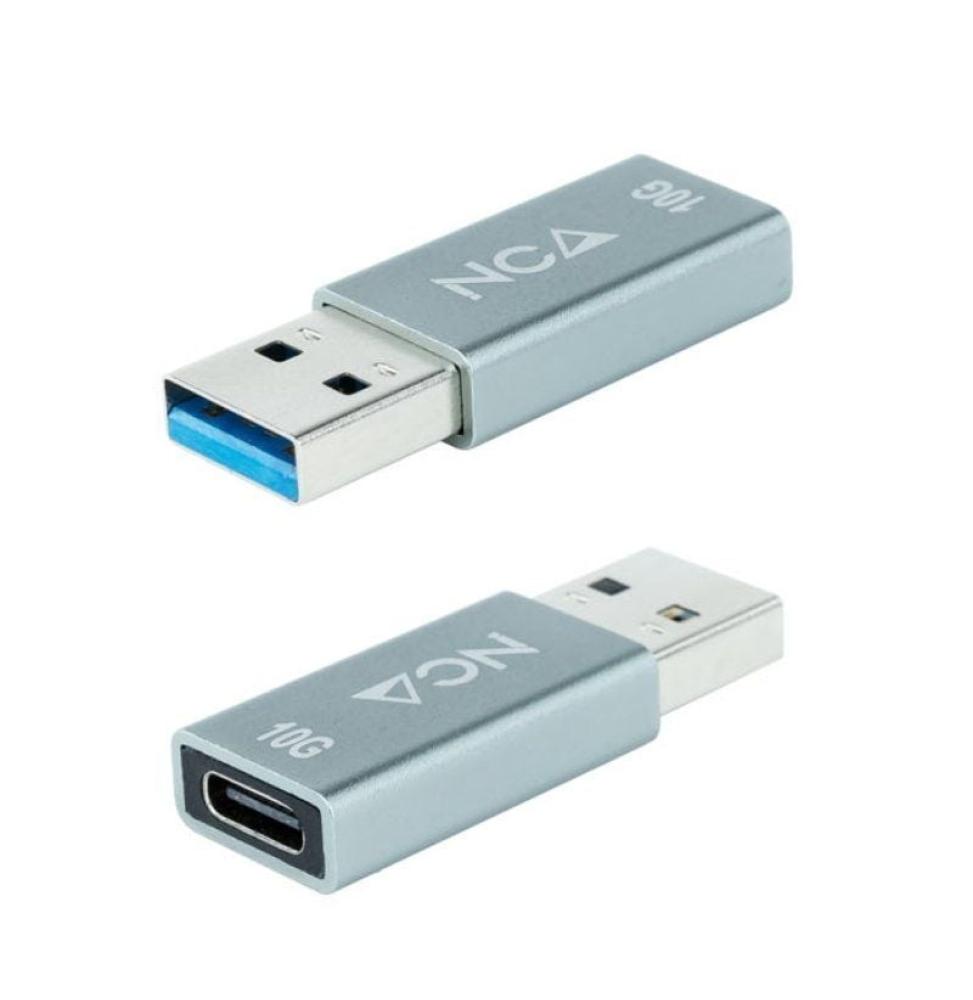 Adaptador USB 3.1 Nanocable 10.02.0013/ USB Macho - USB Tipo-C Hembra