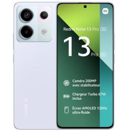 Smartphone Xiaomi Redmi Note 13 Pro 12GB/ 512GB/ 6.67'/ 5G/ Púrpura