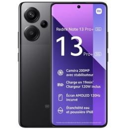 Smartphone Xiaomi Redmi Note 13 Pro+ 12GB/ 512GB/ 6.67'/ 5G/ Negro