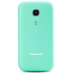 Teléfono Móvil Panasonic KX-TU400EXC para Personas Mayores/ Turquesa