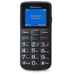 Teléfono Móvil Panasonic KX-TU110EXB para Personas Mayores/ Negro