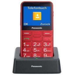 Teléfono Móvil Panasonic KX-TU155EXRN para Personas Mayores/ Rojo