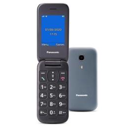 Teléfono Móvil Panasonic KX-TU400EXG para Personas Mayores/ Gris