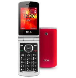 Teléfono Móvil SPC Opal para Personas Mayores/ Rojo