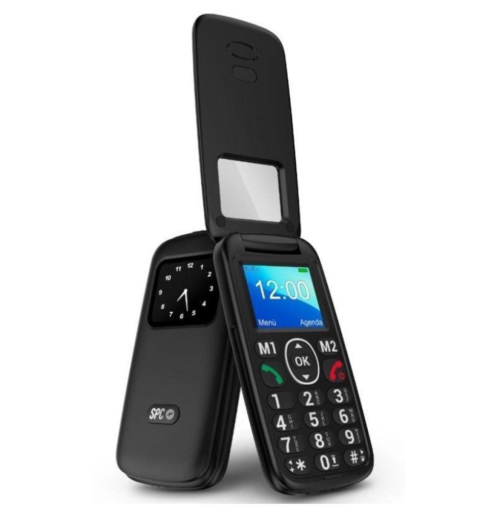 Teléfono Móvil SPC Titan View para Personas Mayores/ Negro