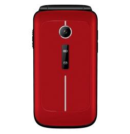 Teléfono Móvil Telefunken S430 para Personas Mayores/ Rojo