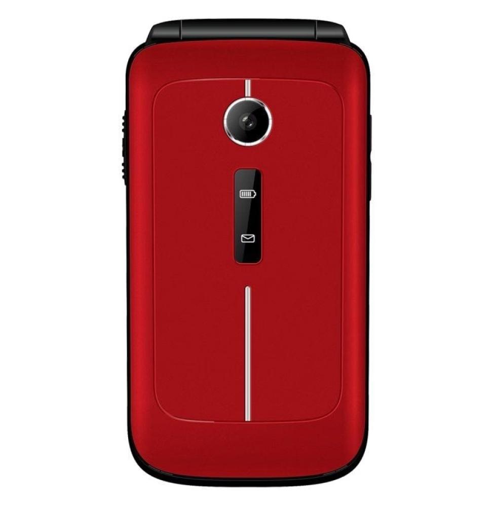 Teléfono Móvil Telefunken S430 para Personas Mayores/ Rojo