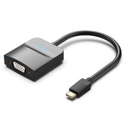 Adaptador USB Tipo-C Vention TDDBB/ USB Tipo-C Macho - VGA Hembra