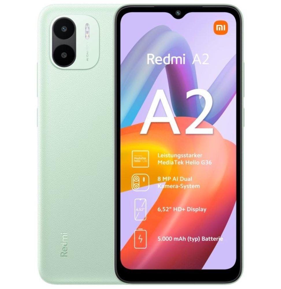 Smartphone Xiaomi Redmi A2 2GB/ 32GB/ 6.52'/ Verde Claro