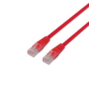 Cable de Red RJ45 UTP Aisens A135-0237 Cat.6/ 50cm/ Rojo