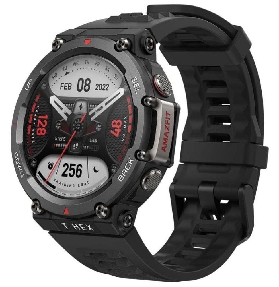 Smartwatch Huami Amazfit T-Rex 2/ Notificaciones/ Frecuencia Cardíaca/ GPS/ Negro Brasa