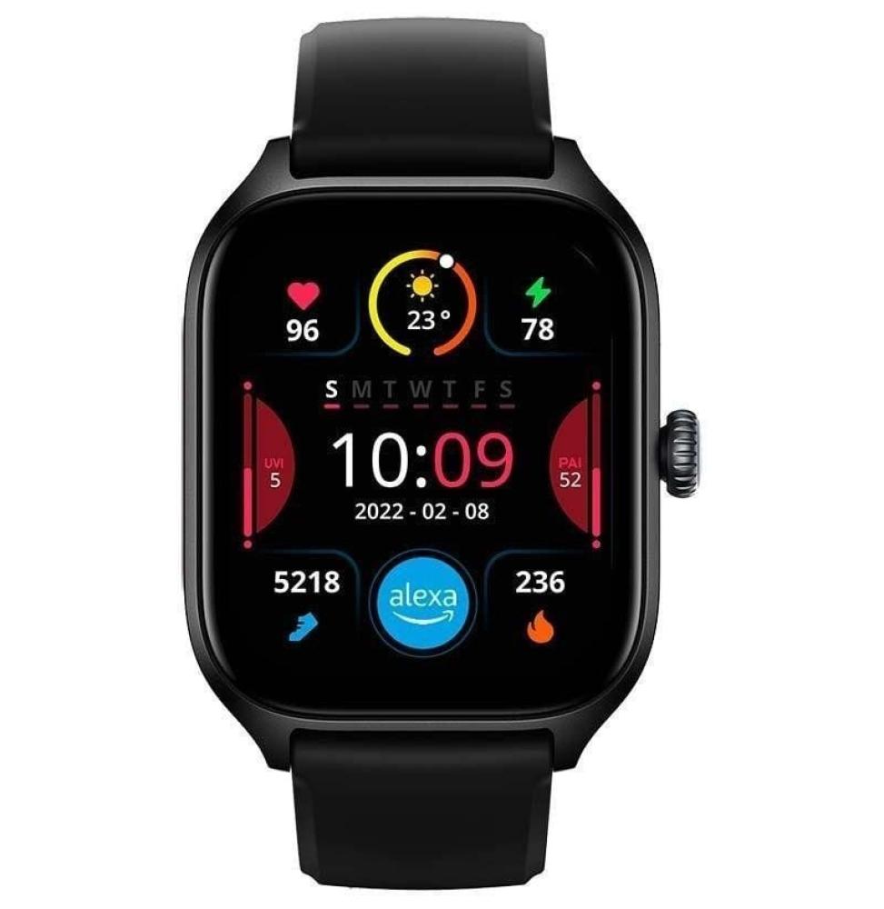 Smartwatch Huami Amazfit GTS 4/ Notificaciones/ Frecuencia Cardíaca/ GPS/ Negro Infinito