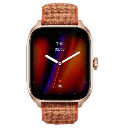 Smartwatch Huami Amazfit GTS 4/ Notificaciones/ Frecuencia Cardíaca/ GPS/ Marrón Otoño