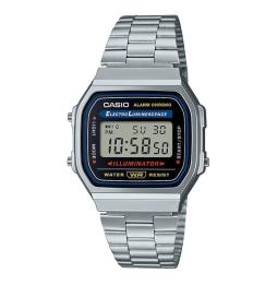 Reloj Digital Casio Vintage Iconic A168WA-1YES/ 38mm/ Negro y Plata