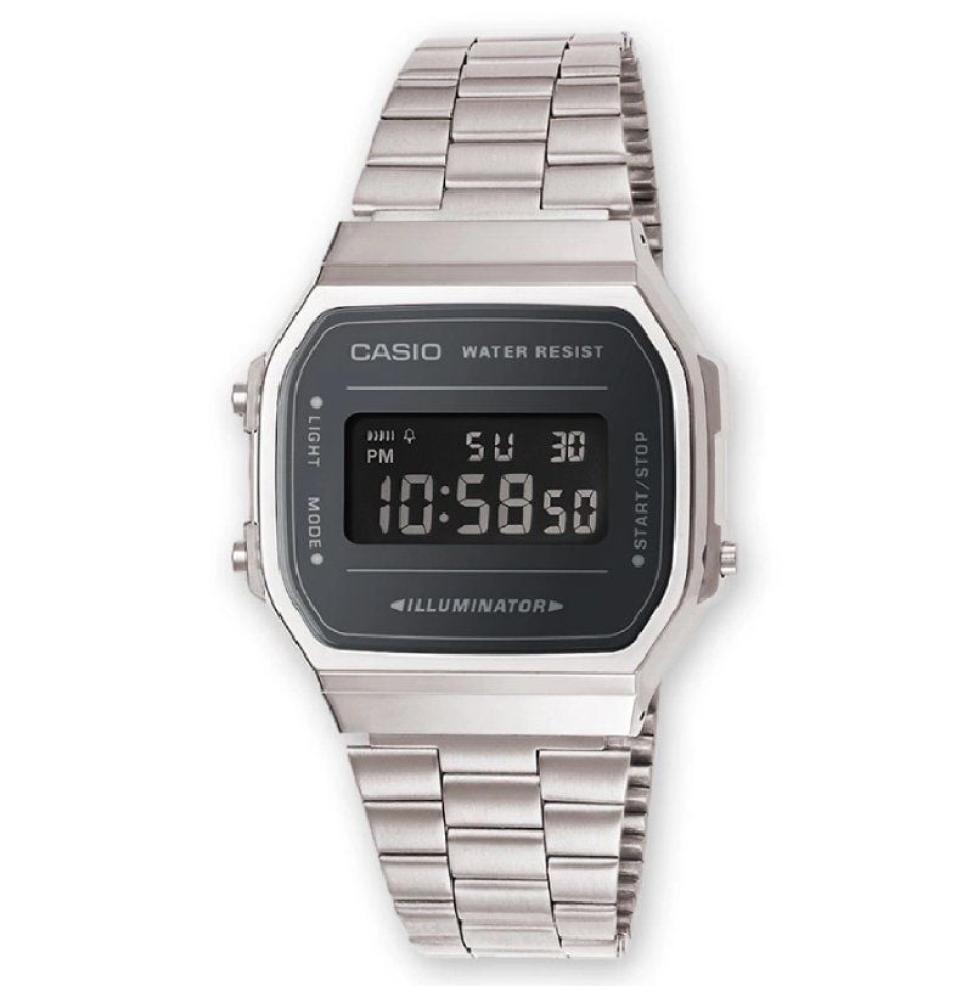 Reloj Digital Casio Vintage Iconic A168WEM-1EF/ 38mm/ Plata